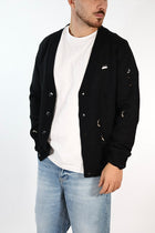 Cardigan 616 strappi misto lana GIANNI LUPO