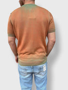 T-shirt in maglia girocollo doppia tintura  BERNA