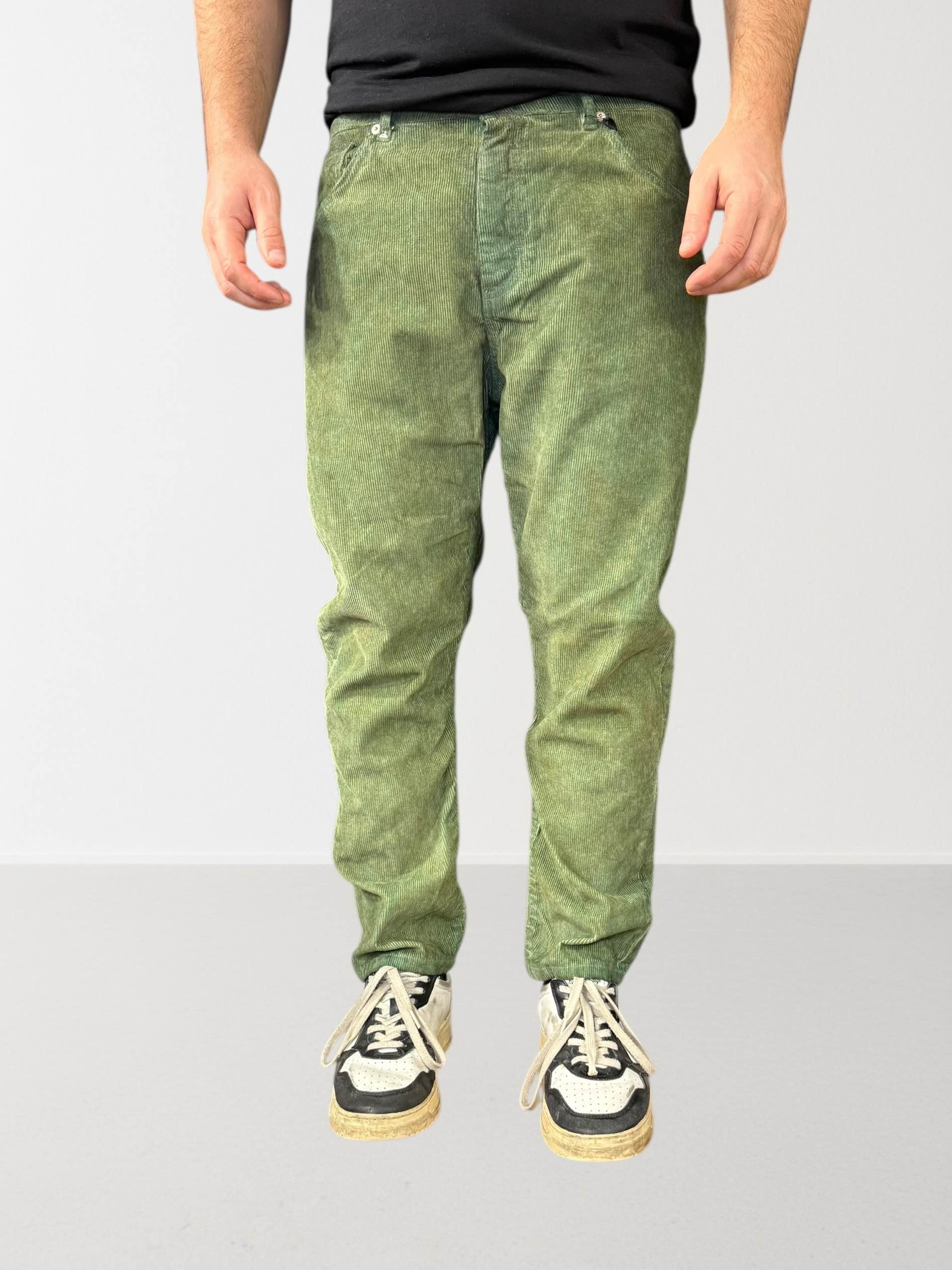 Pantalone velluto cropped maracana  073 BERNA