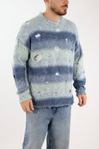 Maglione lana cropped buchi 273 BERNA