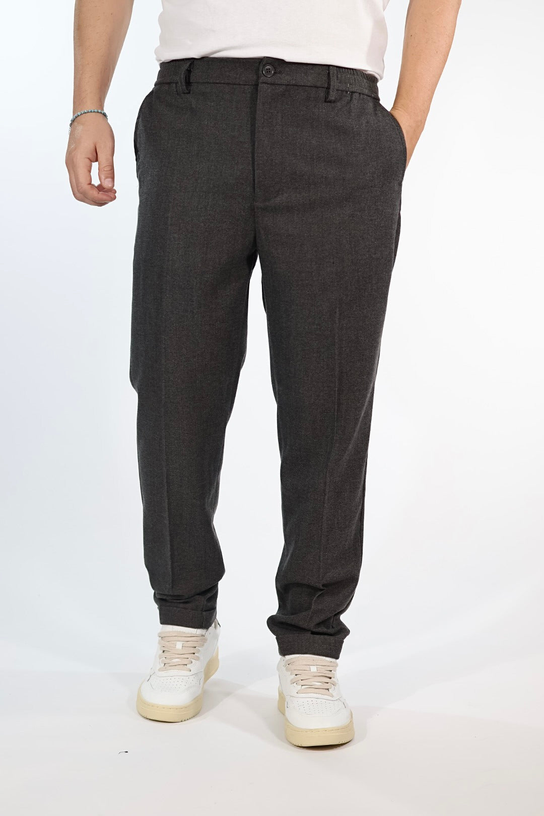 Pantalone P02 slim fit grigio OVERD