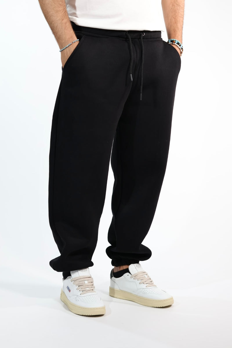 Pantalone 074-1 jogger nero  BERNA