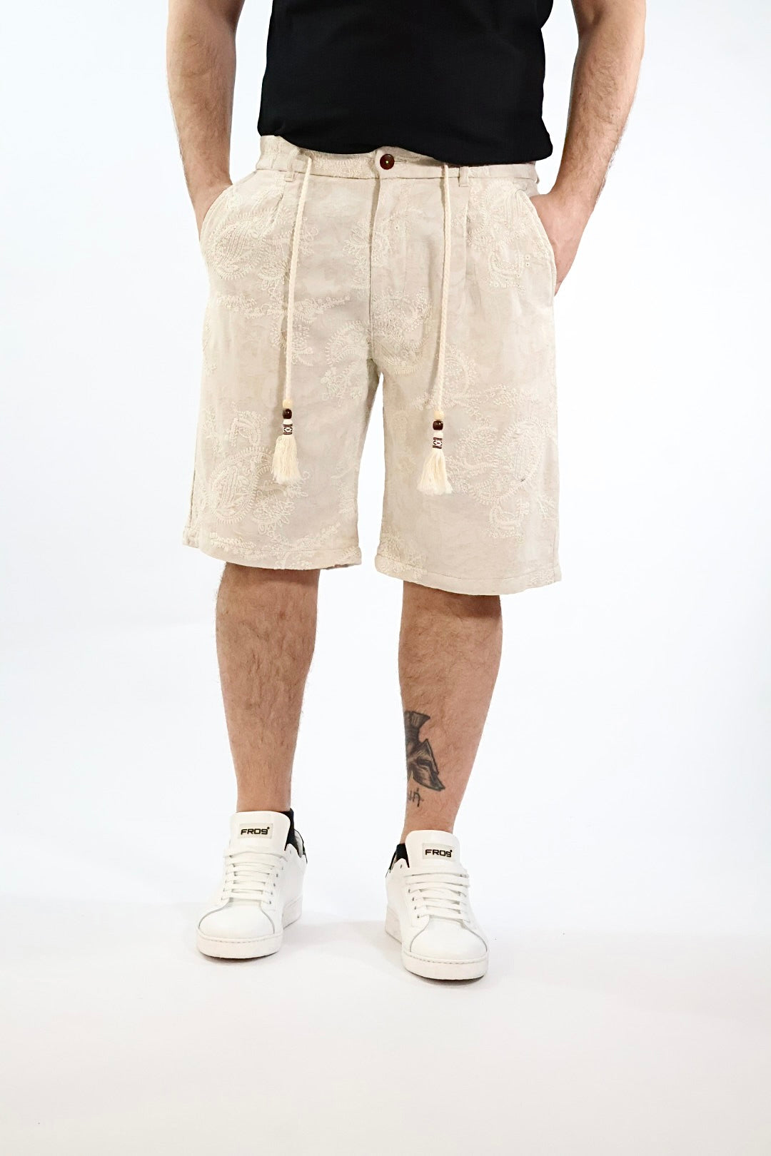 Bermuda paisley ricamato 290 BERNA