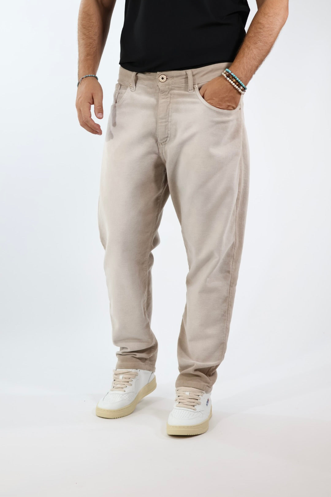 Pantalone cropped maracana velluto sfumato 291 BERNA