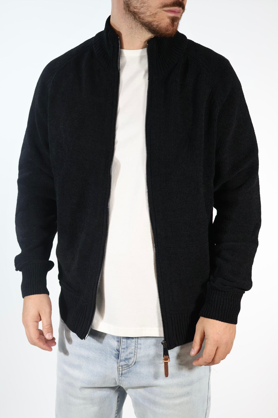 Cardigan 633 ciniglia full zip  GIANNI LUPO