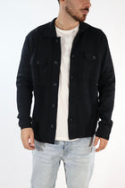 Cardigan 044 polo punto milano nero BERNA