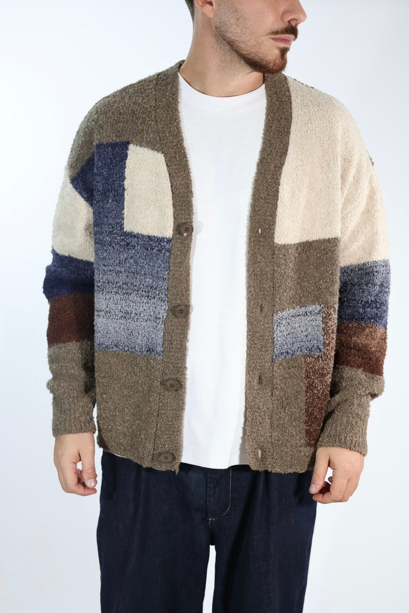 Cardigan M63 intarsio relaxed fit  OVERD