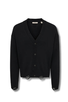 Cardigan crop rotture 814 ONLY E SONS
