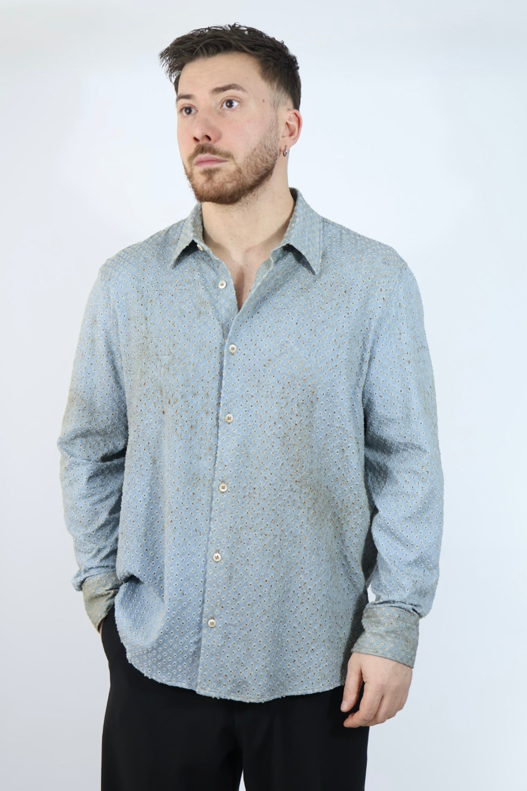 Camicia micro rotture  643 I’M BRIAN
