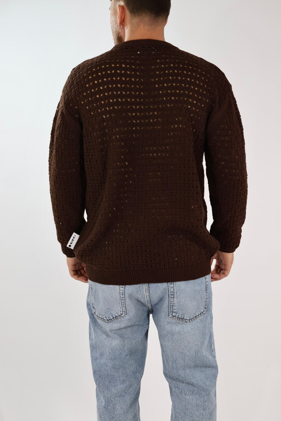 Maglione girocollo rete 015 BERNA