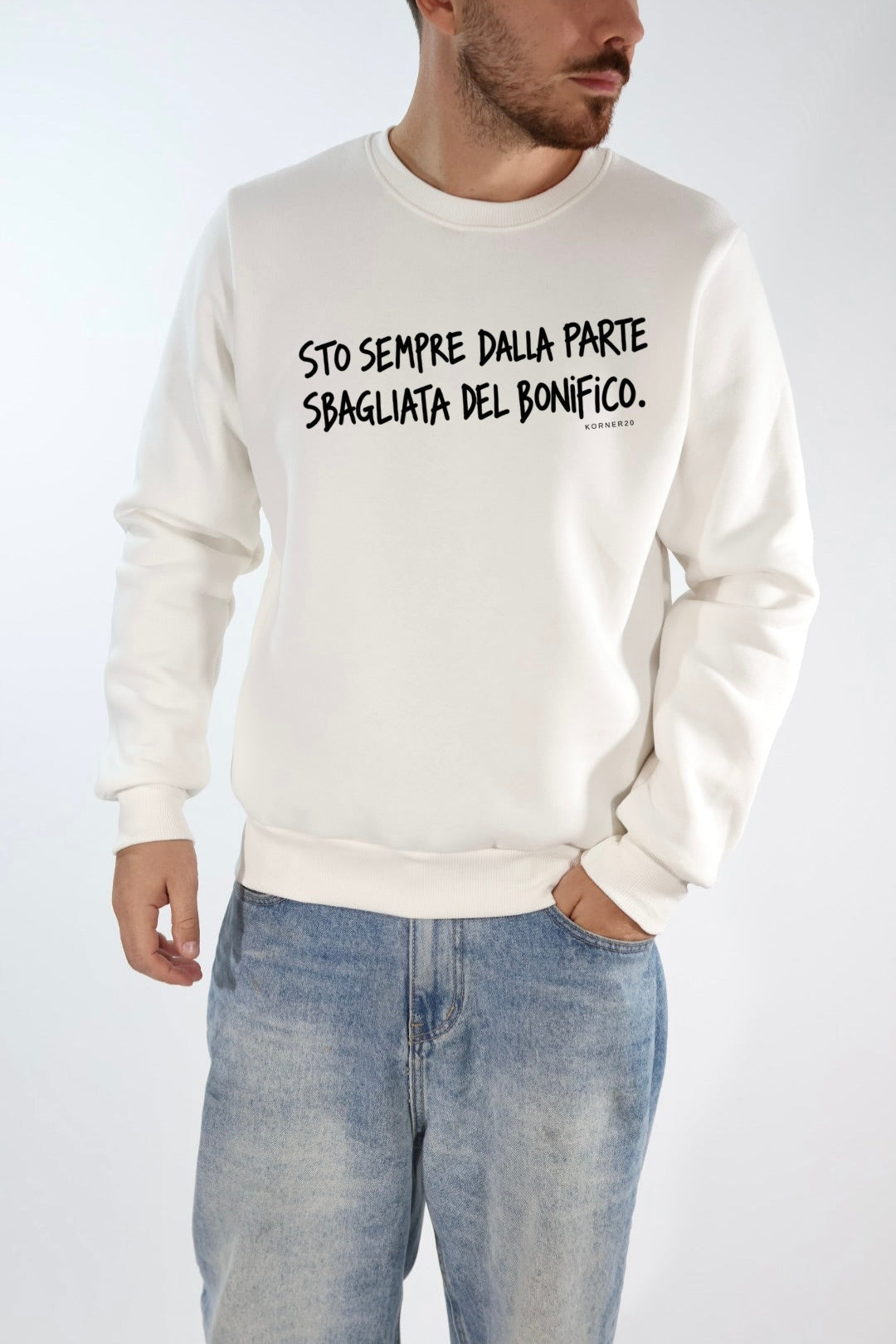 Felpa Bonifico girocollo KORNER20