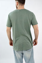 T-shirt serafino misto lino 102 BL11