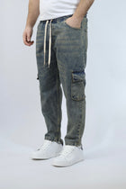 Pantalaccio denim cargo dubai BLACKSUNDAY