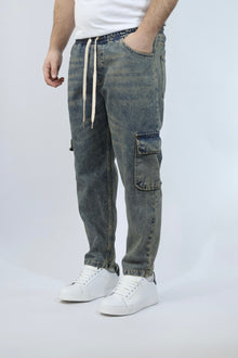 Pantalaccio denim cargo dubai BLACKSUNDAY