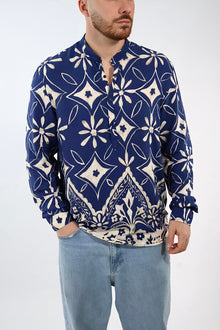 Camicia serafino viscosa C40 OVER-D