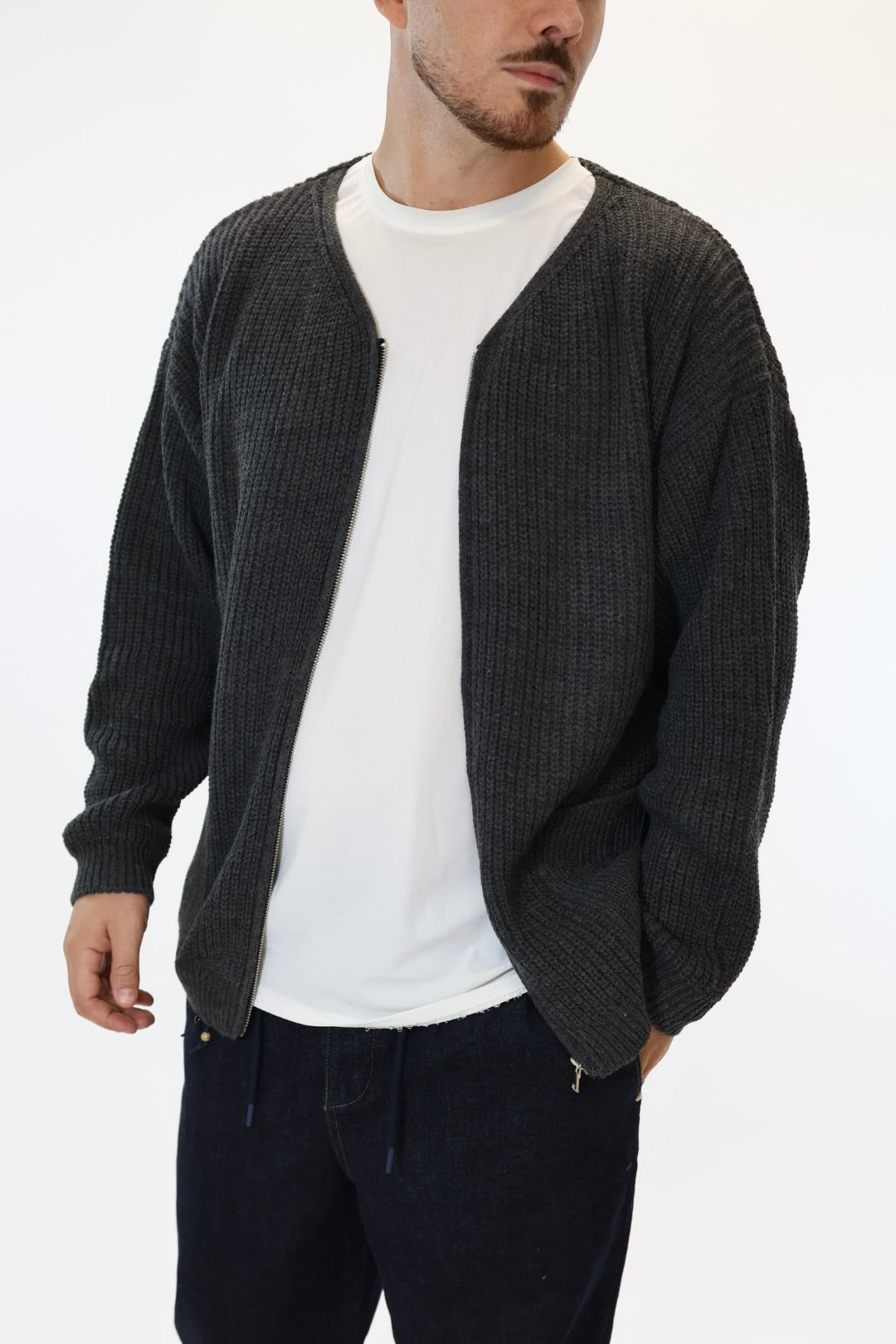 Cardigan M60 full zip relaxed fit OVERD