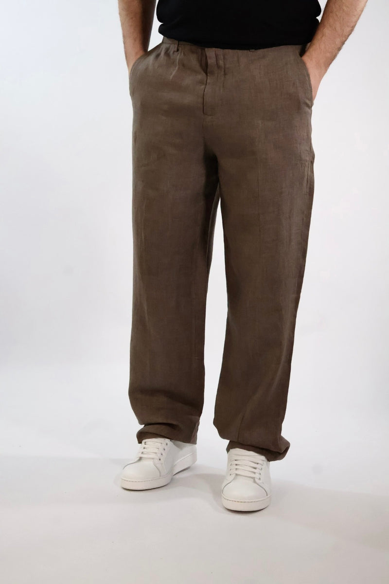 Pantalone lino 211BD GIANNI LUPO