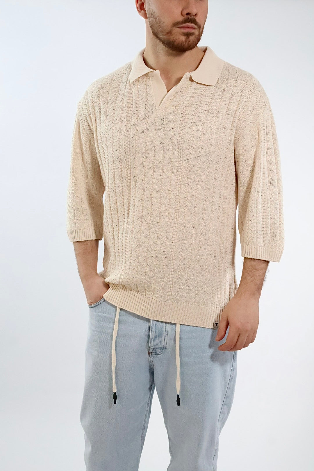 T-shirt  polo in maglia derby KIM 49 WHY NOT BRAND