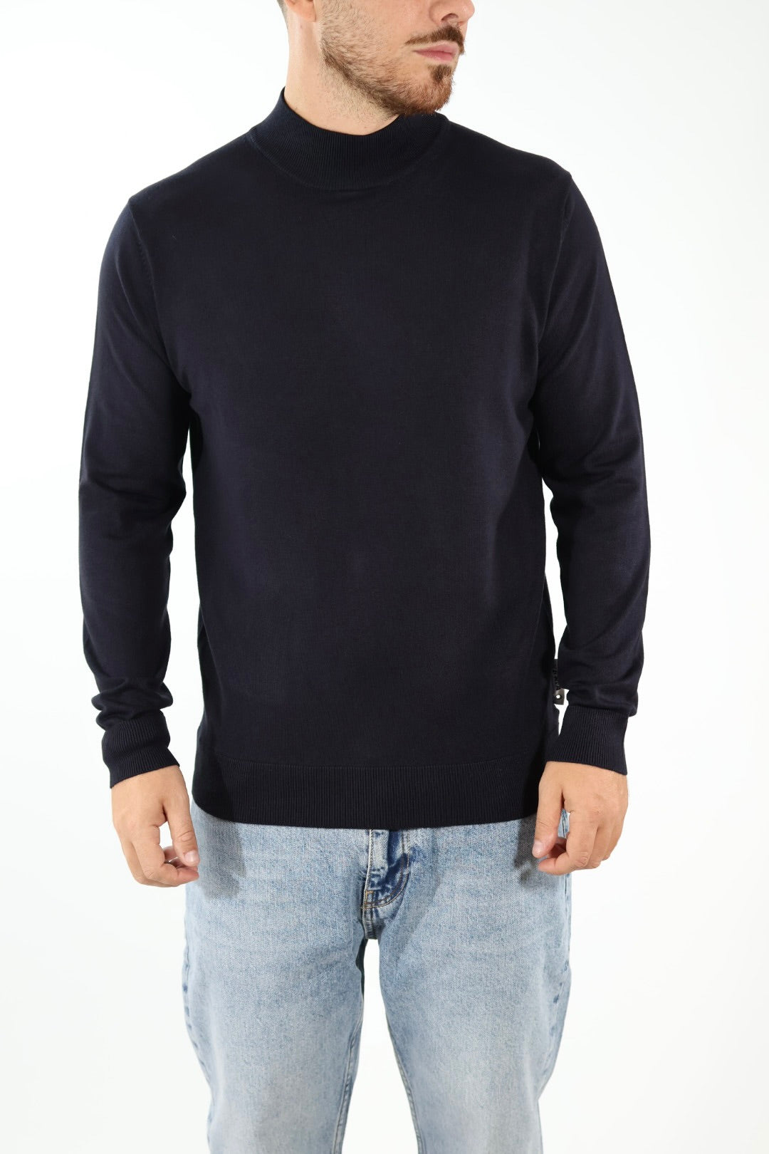 Lupetto  viscosa navy 042 BERNA