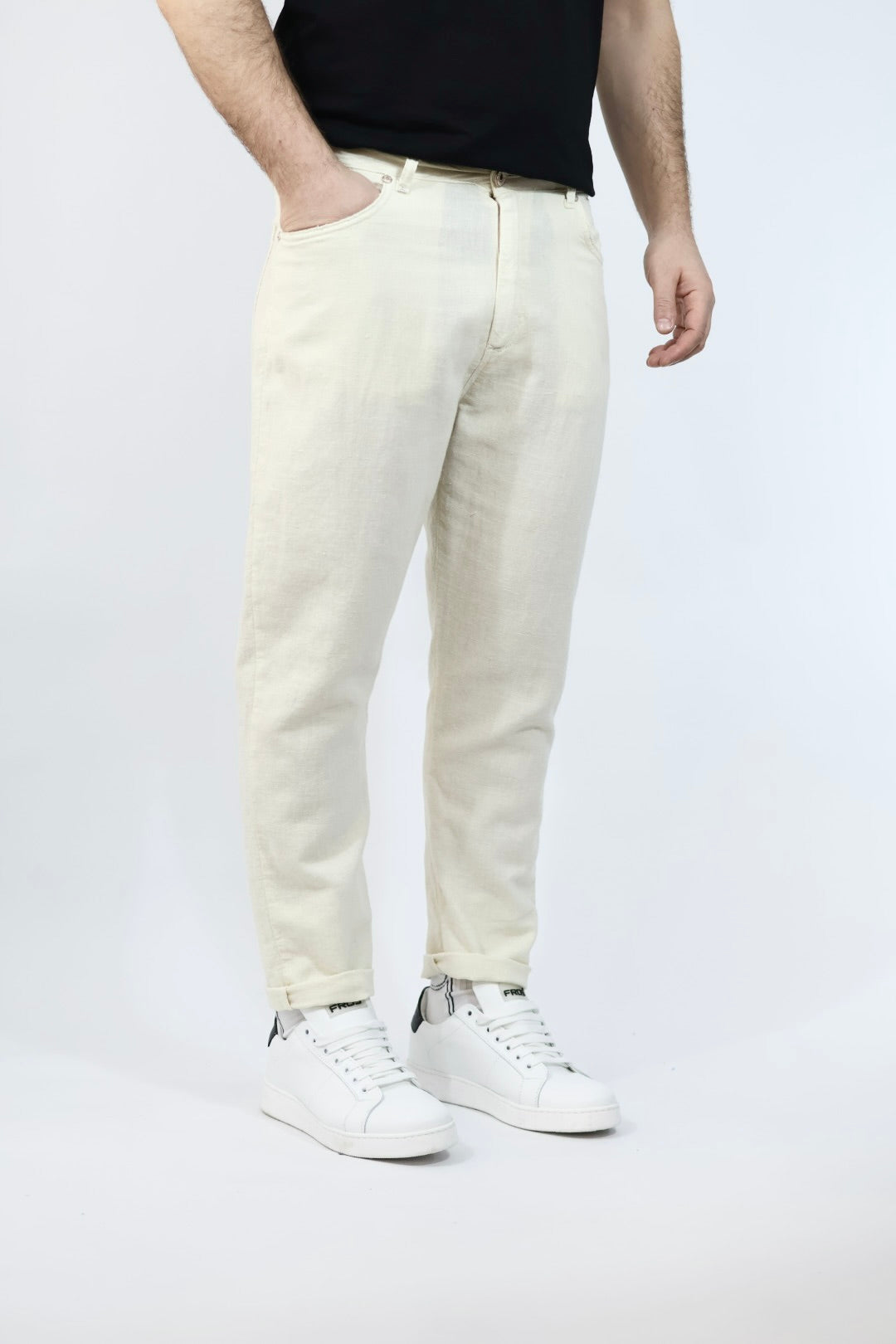 Pantalone cropped lino maracana 209 BERNA