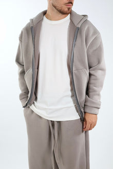 Felpa FL30 zip cappuccio conceptual WHY NOT BRAND