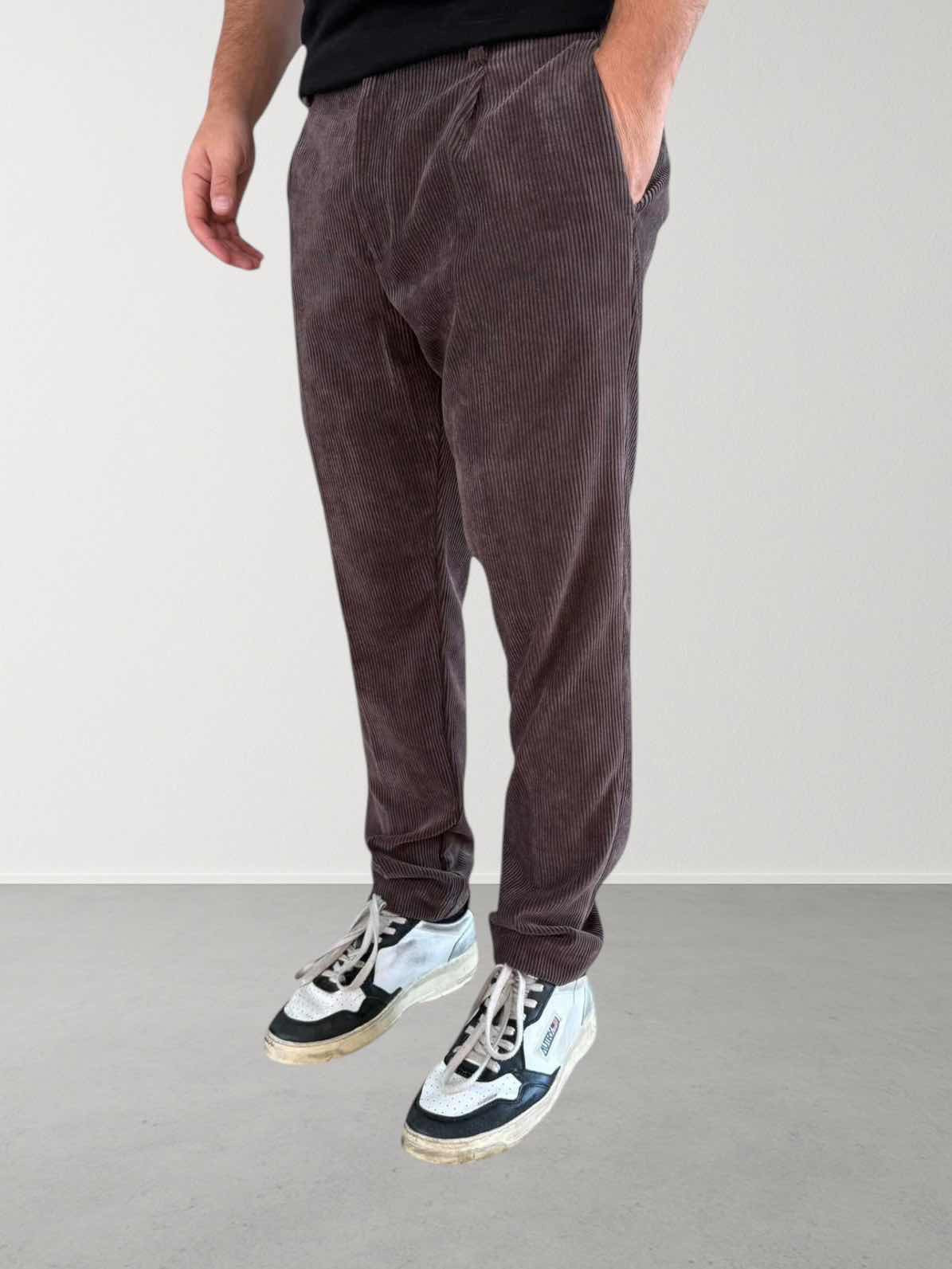 Pantalone tapered fit velluto P31 OVERD