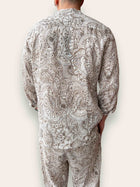 Camicia Lino/viscosa fantasia BL11