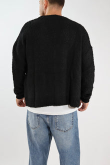 Cardigan Boucle cropped fit M66