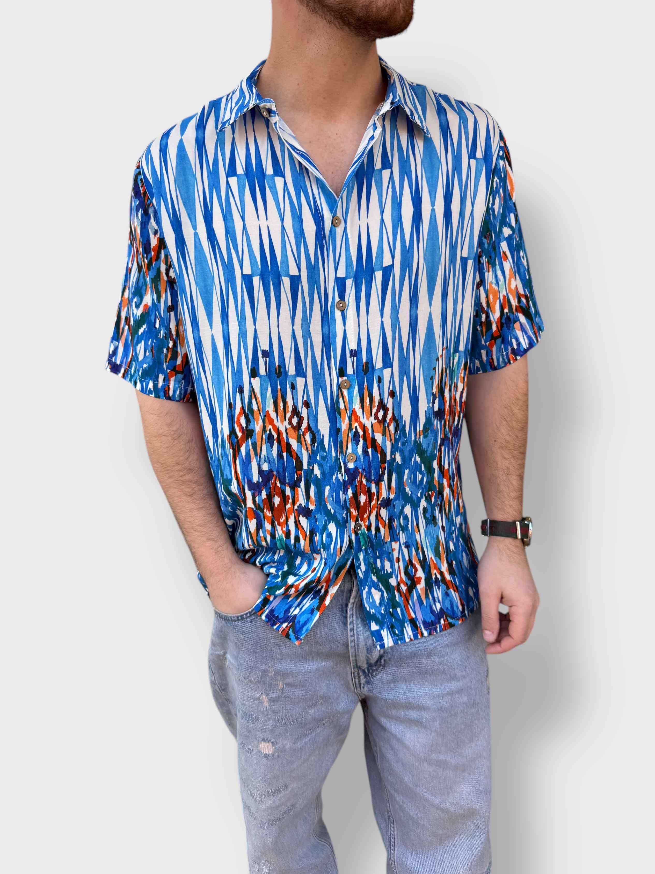 Camicia viscosa m/m  BL11
