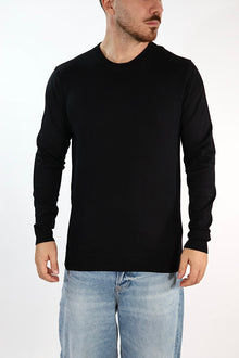 Maglioncino M01 nero paricollo nero OVERD
