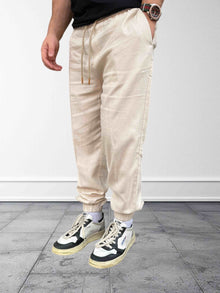 Pantalaccio jogger lino slim fit  OVERD