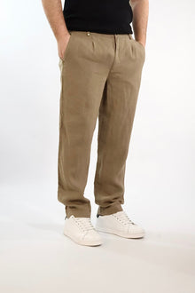 Pantalone lino 357 BL11