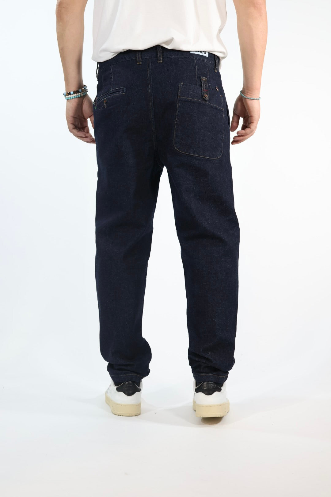 Pantalone 335 denim camp nou cropped BERNA