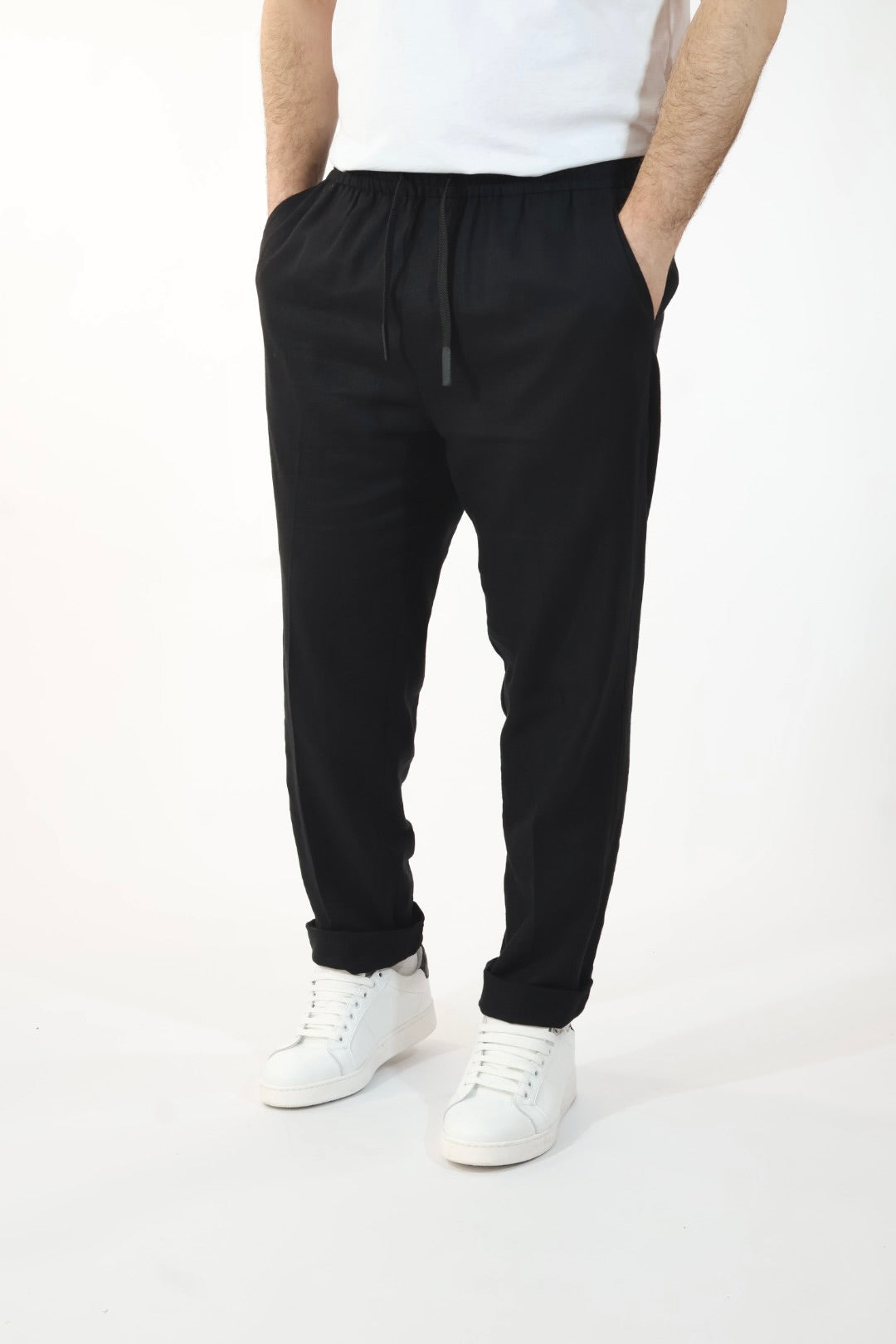 Pantalaccio lino slim fit  P18  OVER-D