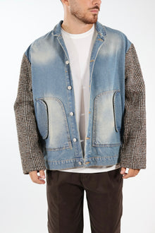 Giubbotto denim combinato J84