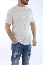 T-shirt in maglia m/m strutturata M43 OVER-D