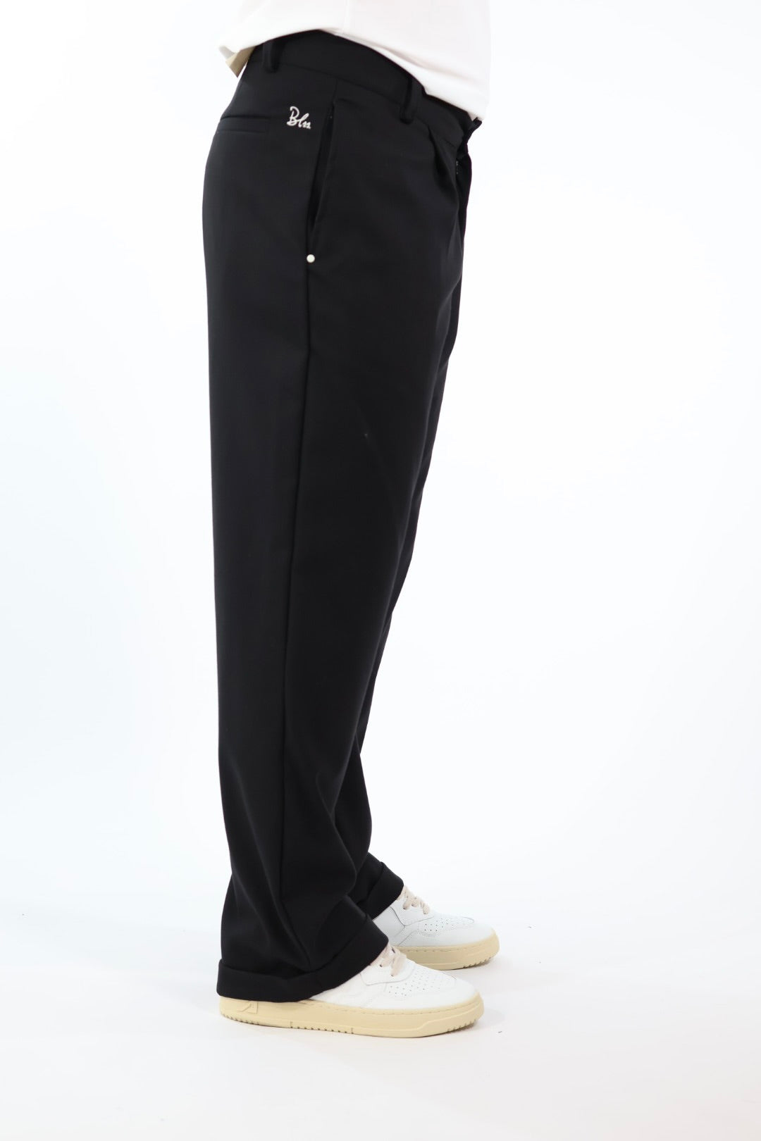 Pantalone japan panno risvolto BLK2210001 BL11