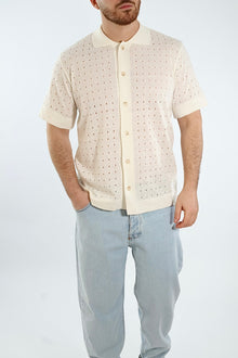 Polo in maglia fori  128 BL11