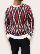 Maglione girocollo jacquard fin.7 BERNA