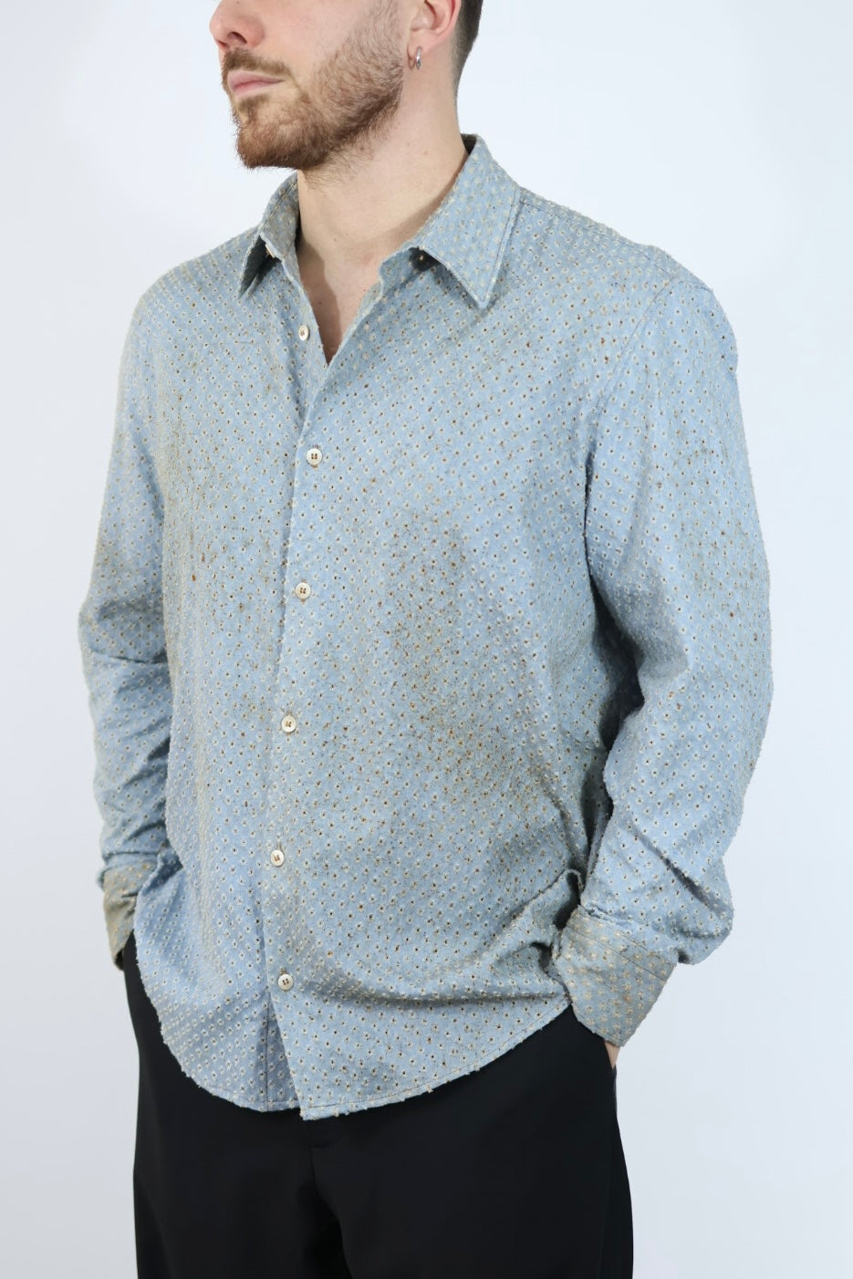 Camicia micro rotture  643 I’M BRIAN