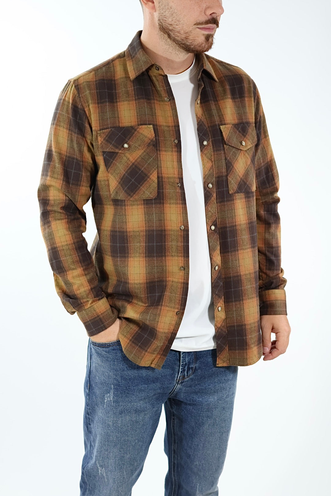 Camicia quadri  846S GIANNI LUPO