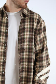 Camicia check flanella logo 840 DISCLAIMER