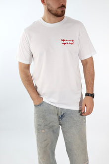 T shirt scritta ricamo  6192 J.W