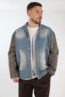Giubbotto denim combinato J84