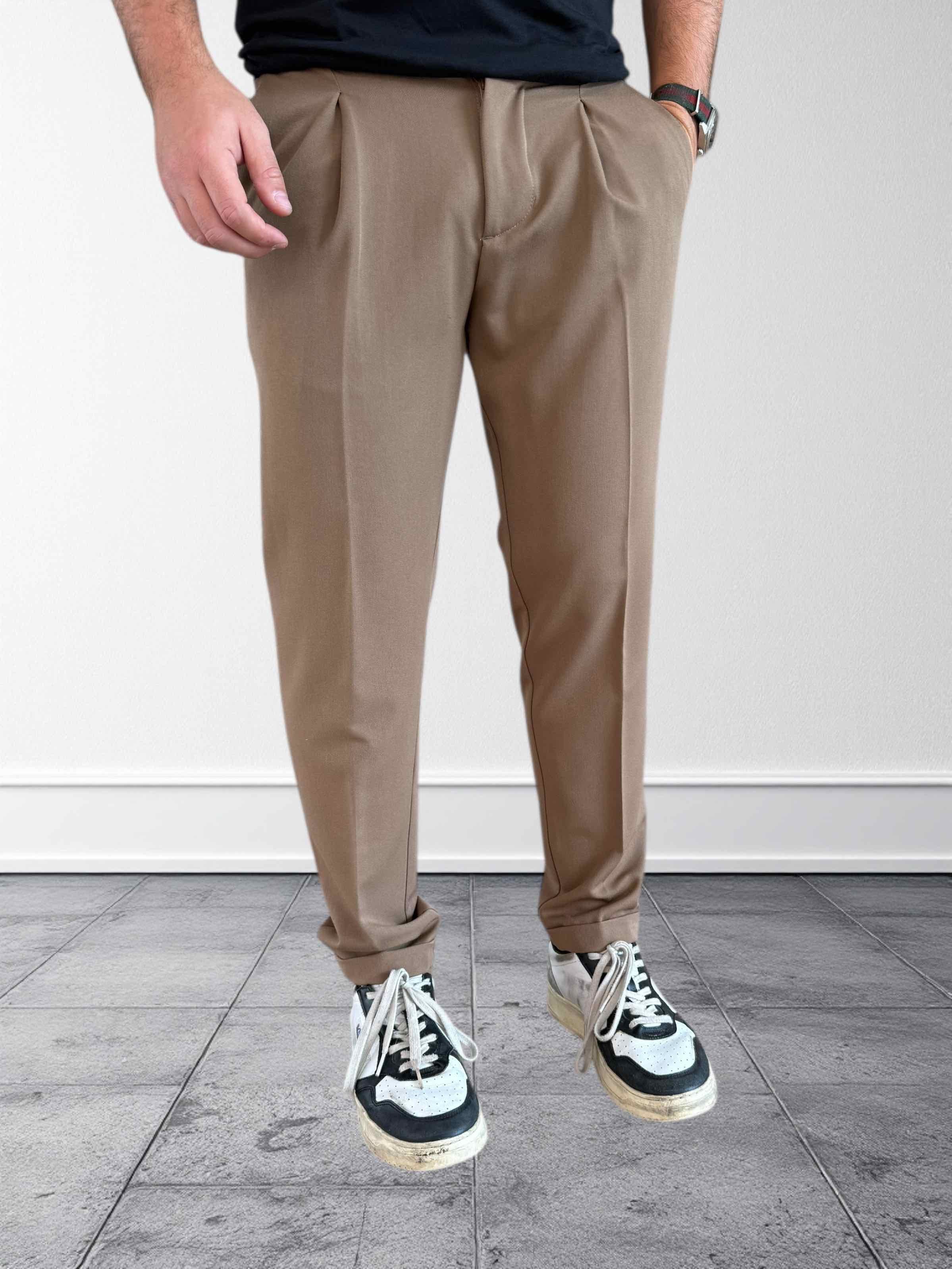Pantalone tapered doppio filetto P15 OVERD