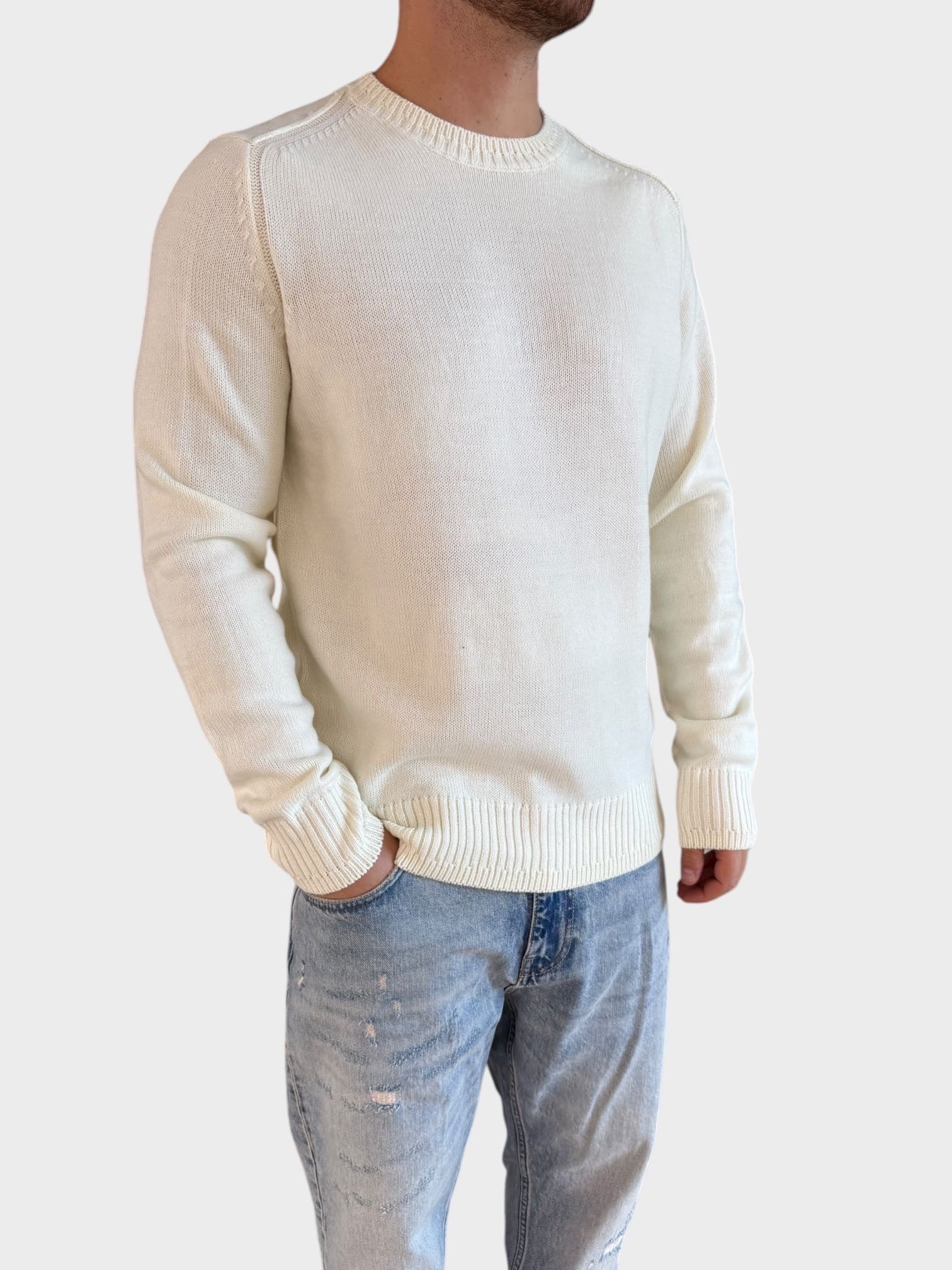 Maglione misto lana 17 BL11