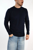 Maglioncino M01 blu paricollo blu OVERD