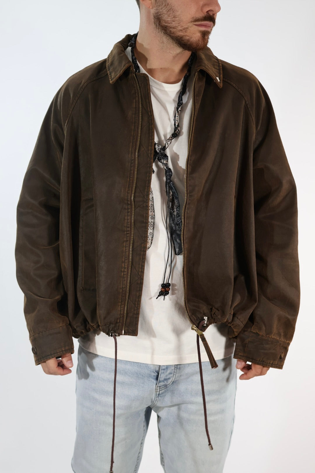 Giacca 392 cropped cerata   BERNA
