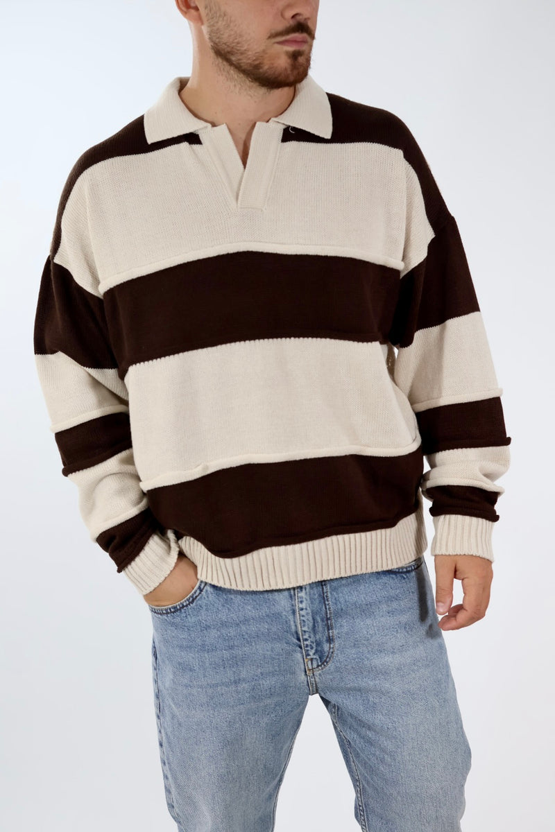Polo colletto block relaxed fit M62 OVERD