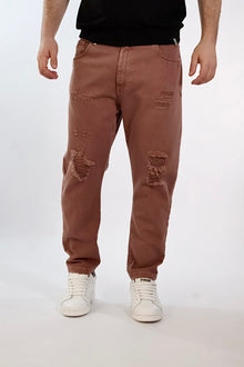 Pantalone cropped Maracana destroyed 077 BERNA